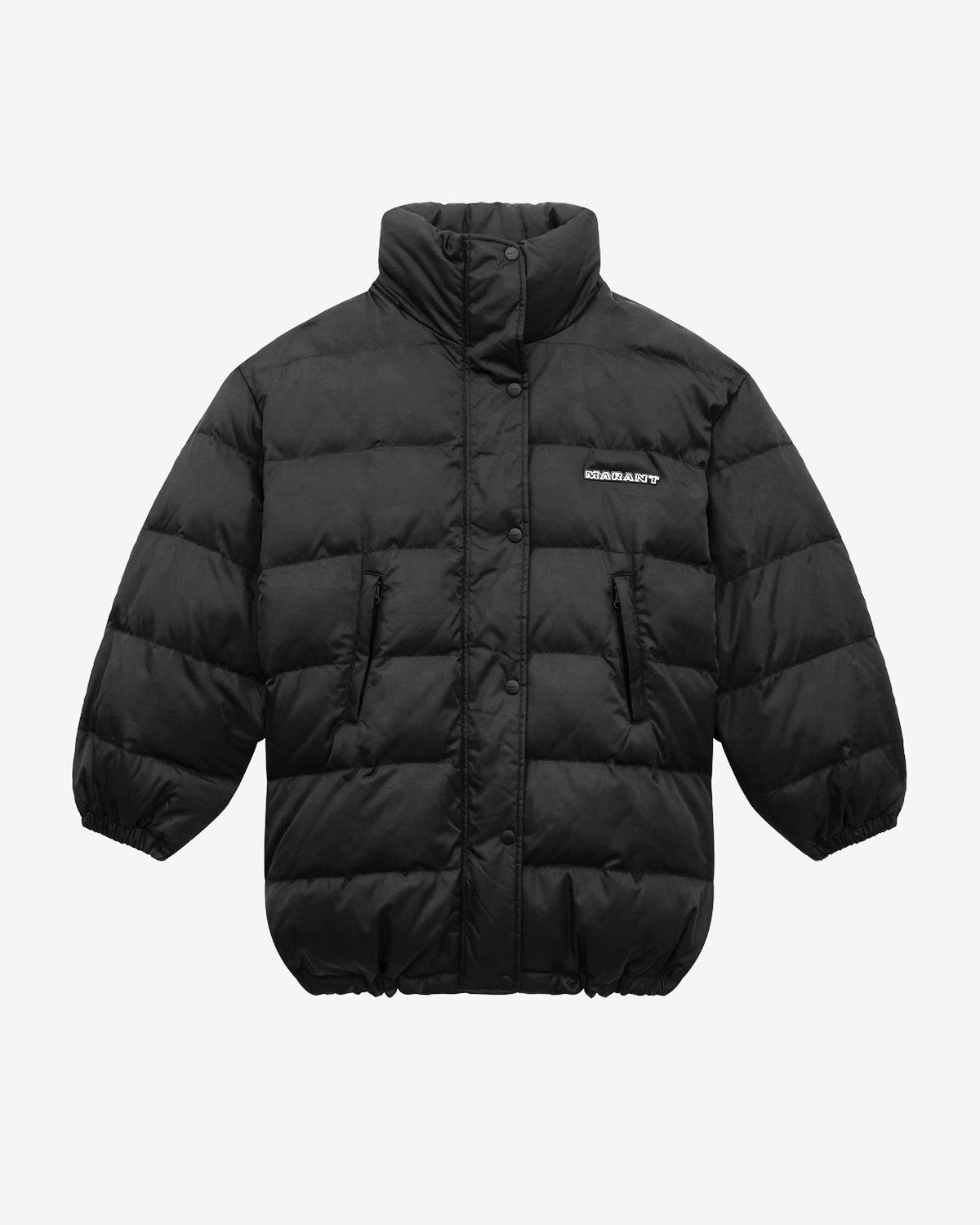 Cappotto in piumino belize tinta unita medio-lungo - Nero - Woman - 4