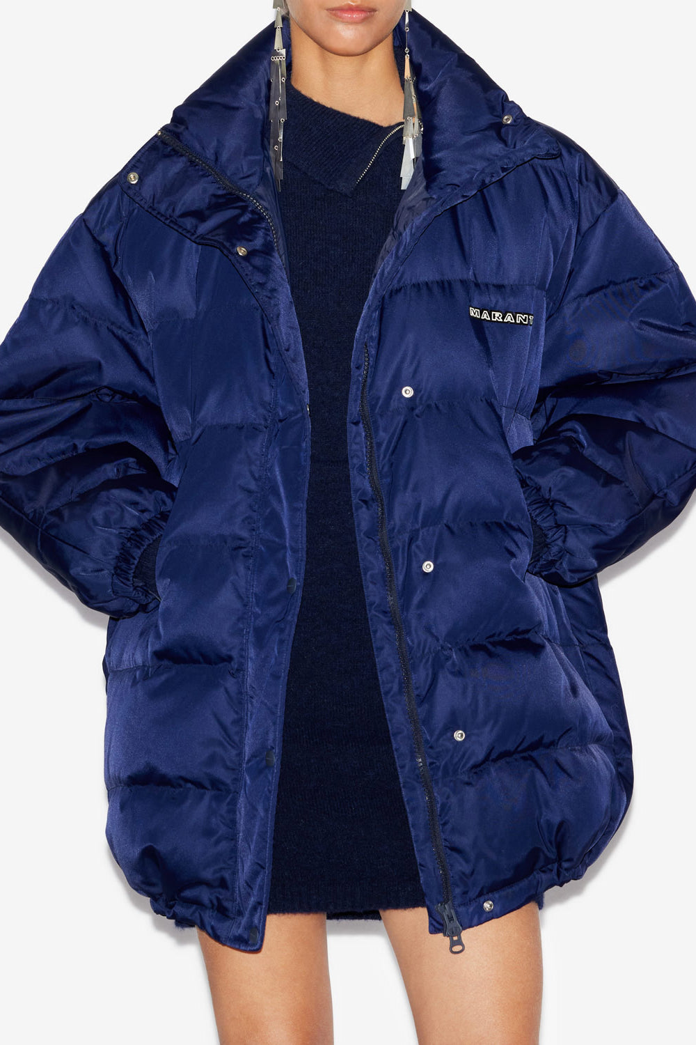 Manteau doudoune belize mi-long uni - Nuit - Woman - 4