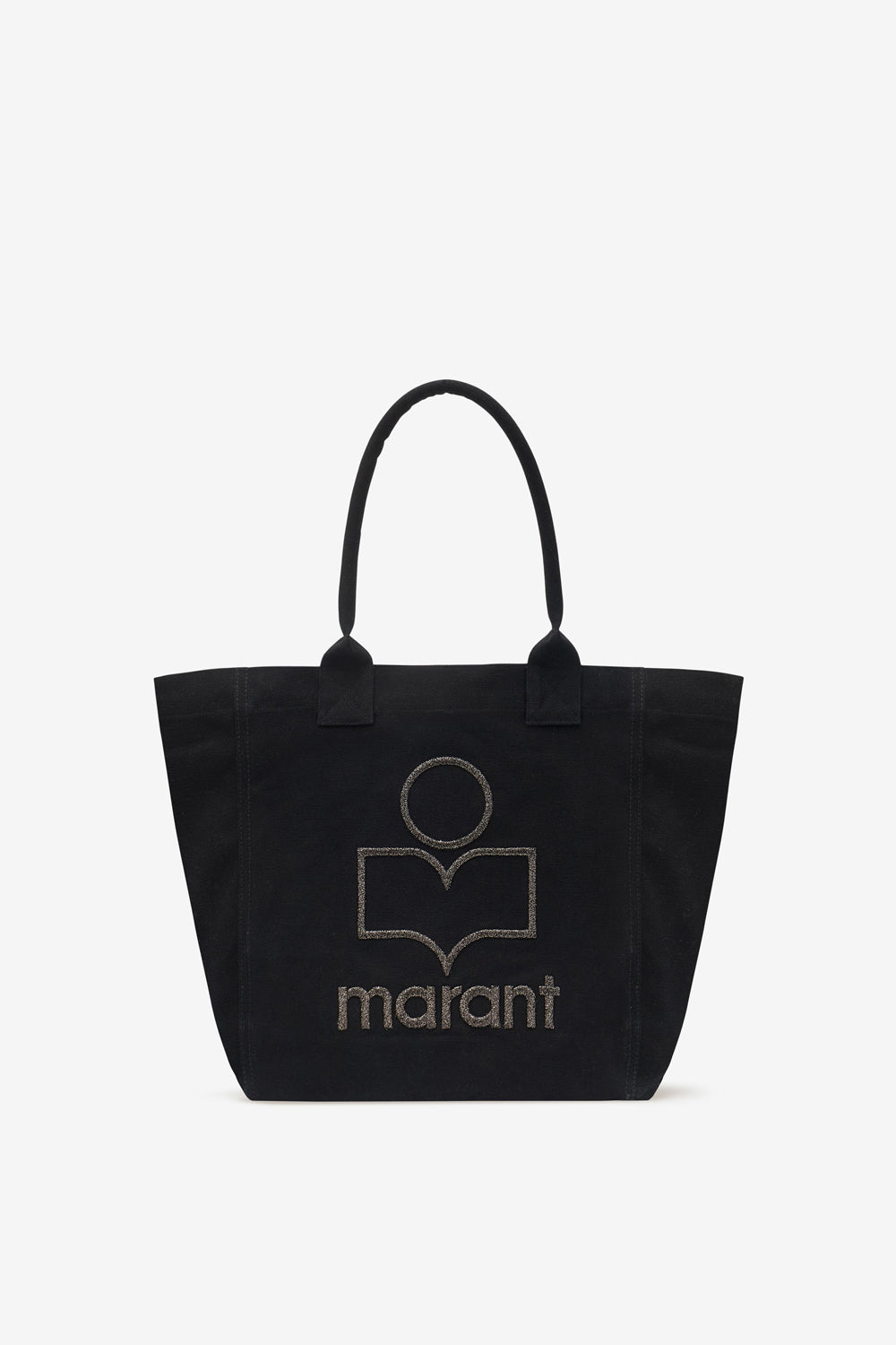 Bolso small yenky de algodón con logotipo - Negro - Woman - 1