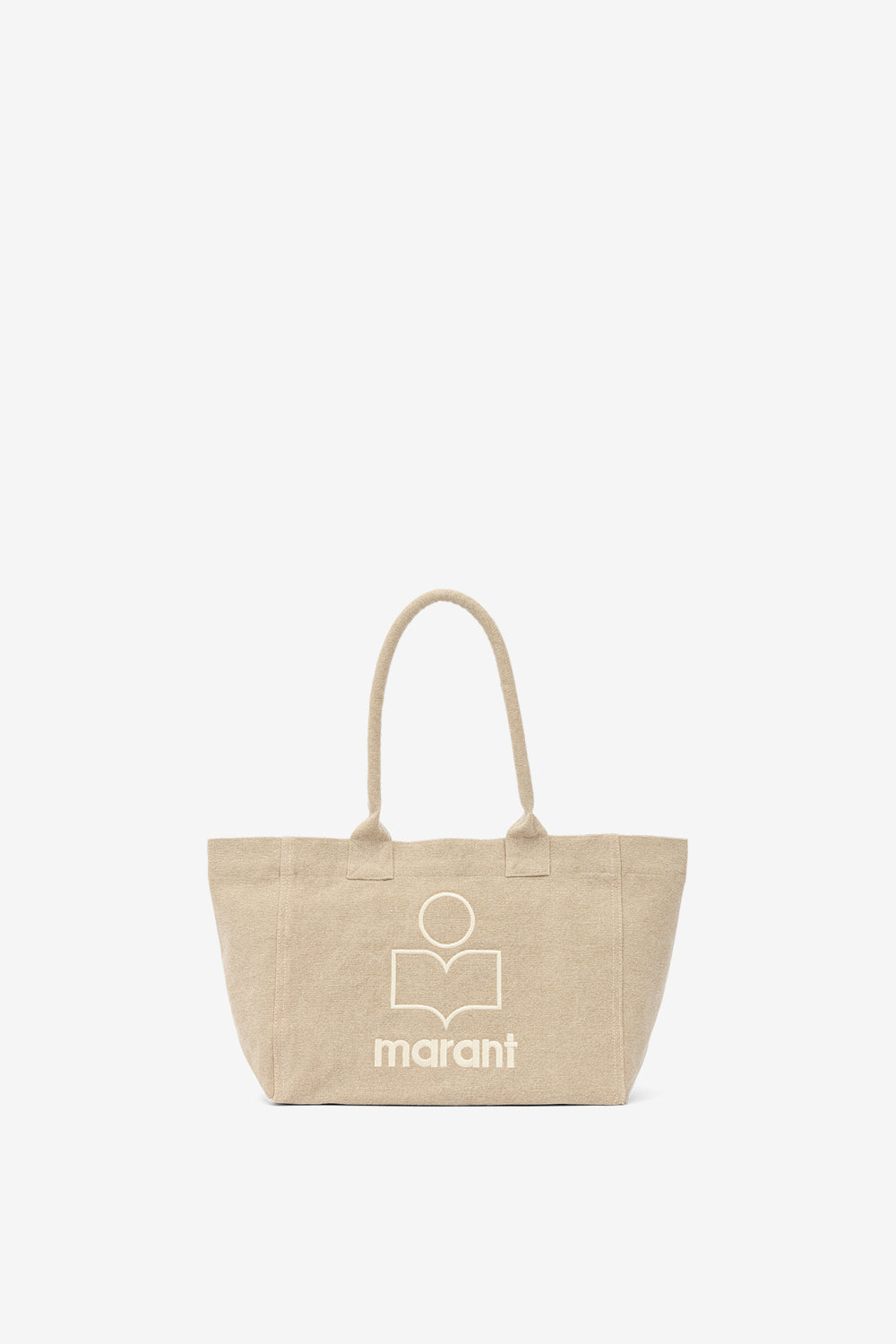 Sac yenky zipped en coton délavé à logo  - Beige - Woman - 1