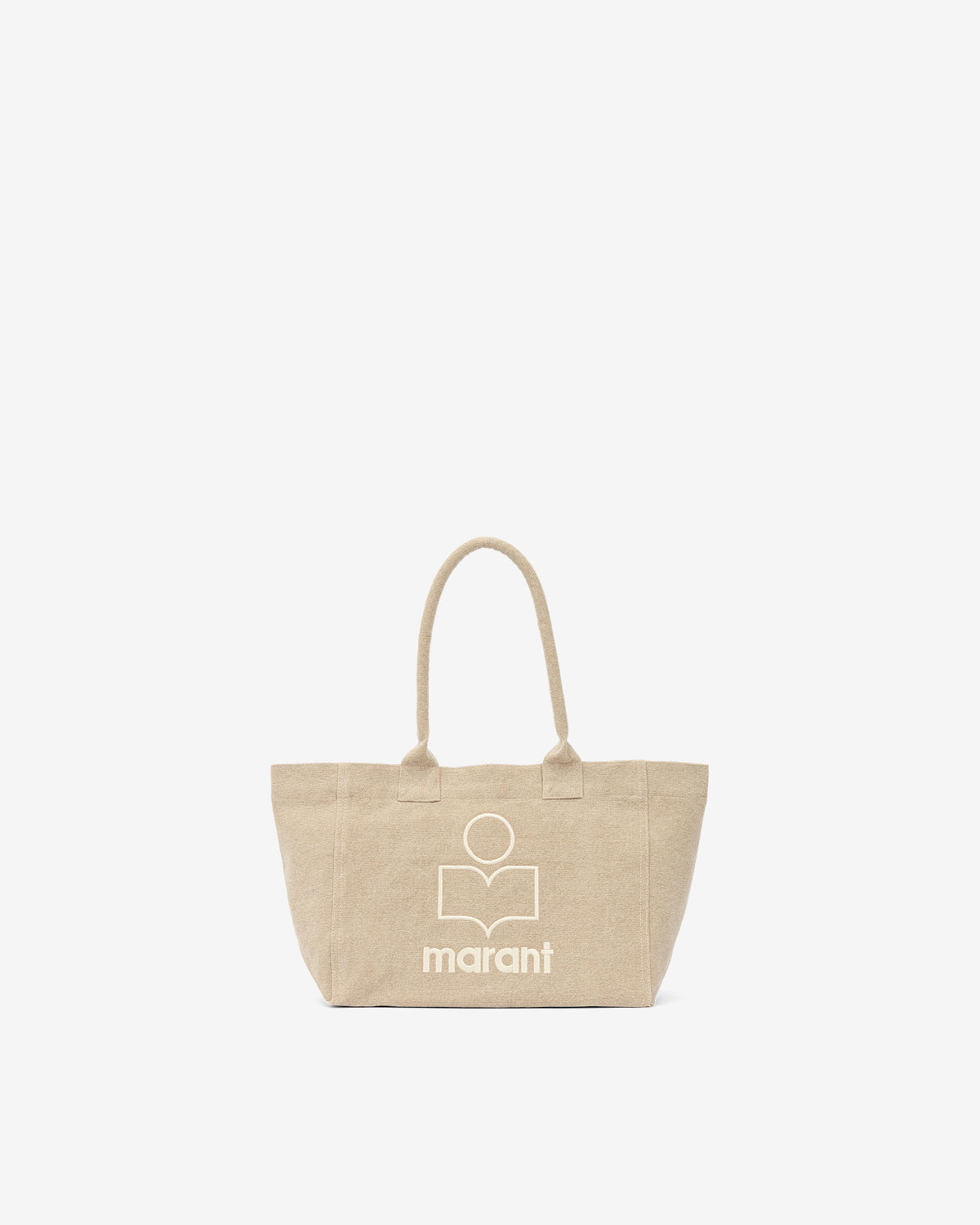 Sac yenky zipped en coton délavé à logo  - Beige - Woman - 1