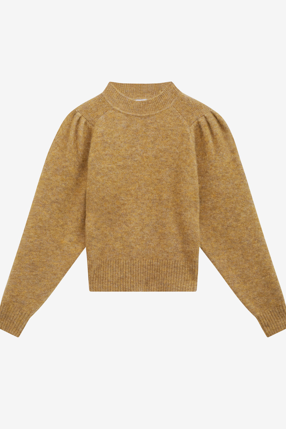 Pull onnie en maille alpaga unie  - Honey - Woman - 1