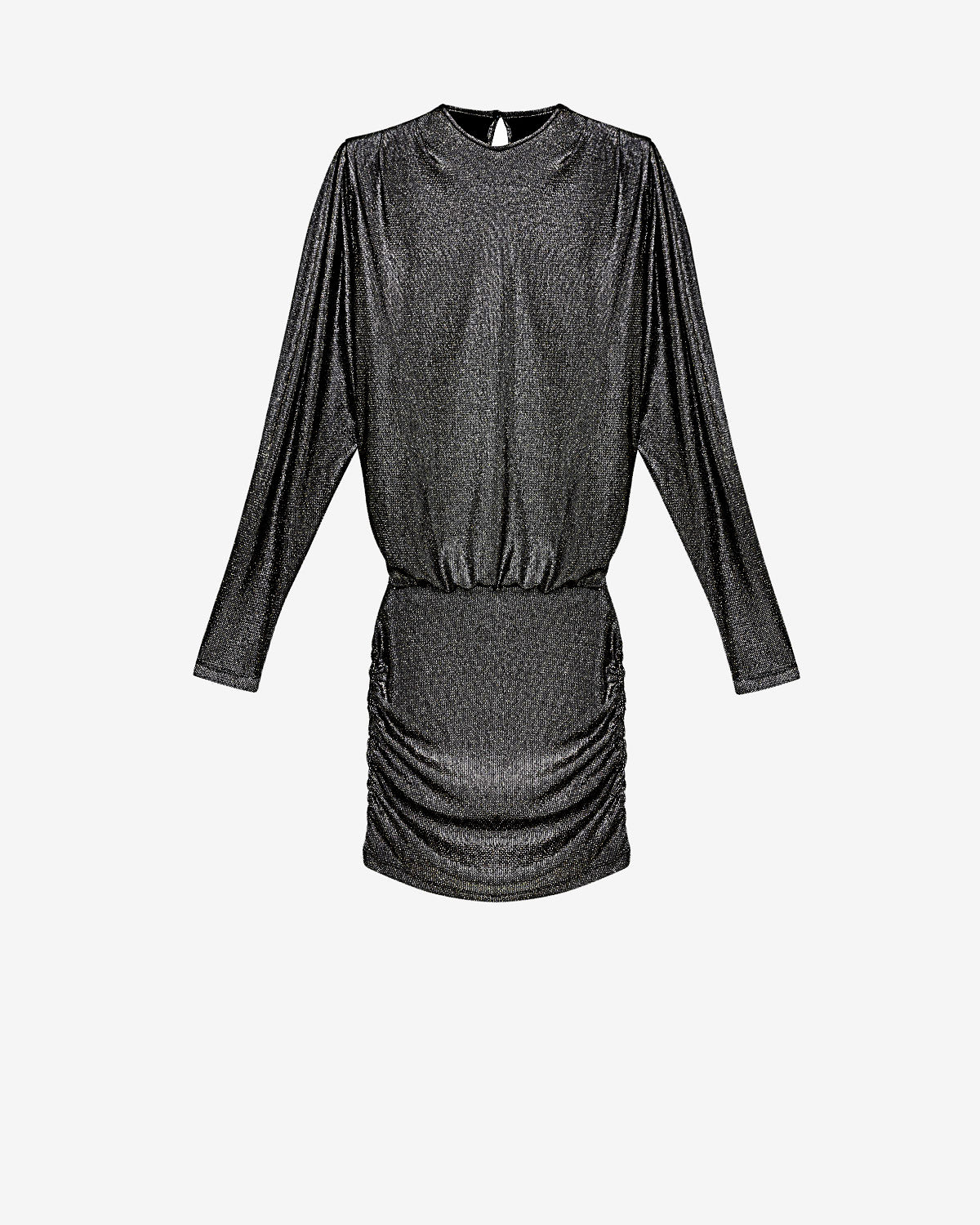 Vestido britany Woman Metallic black 1