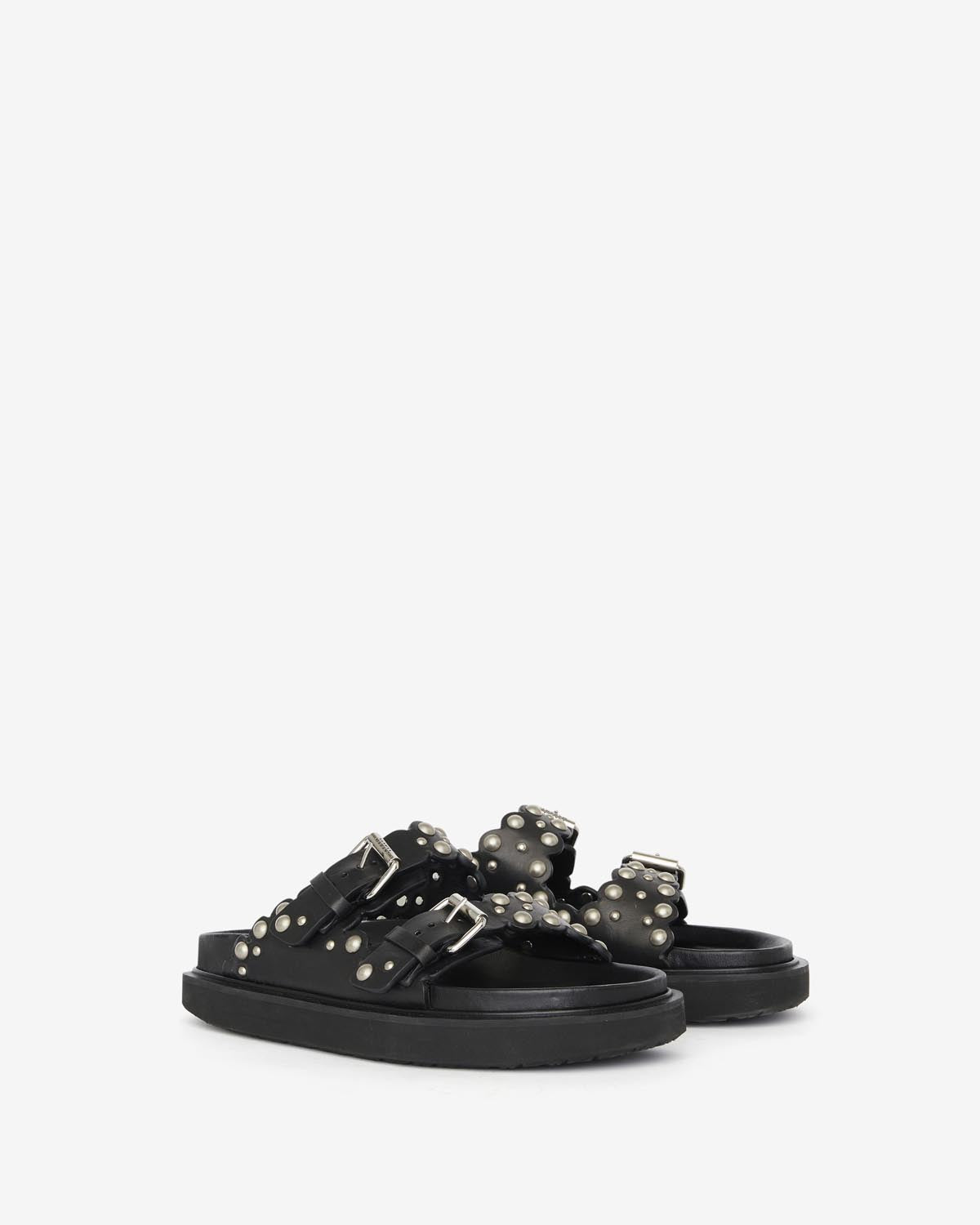 Lennya sandals Woman Black and silver 3