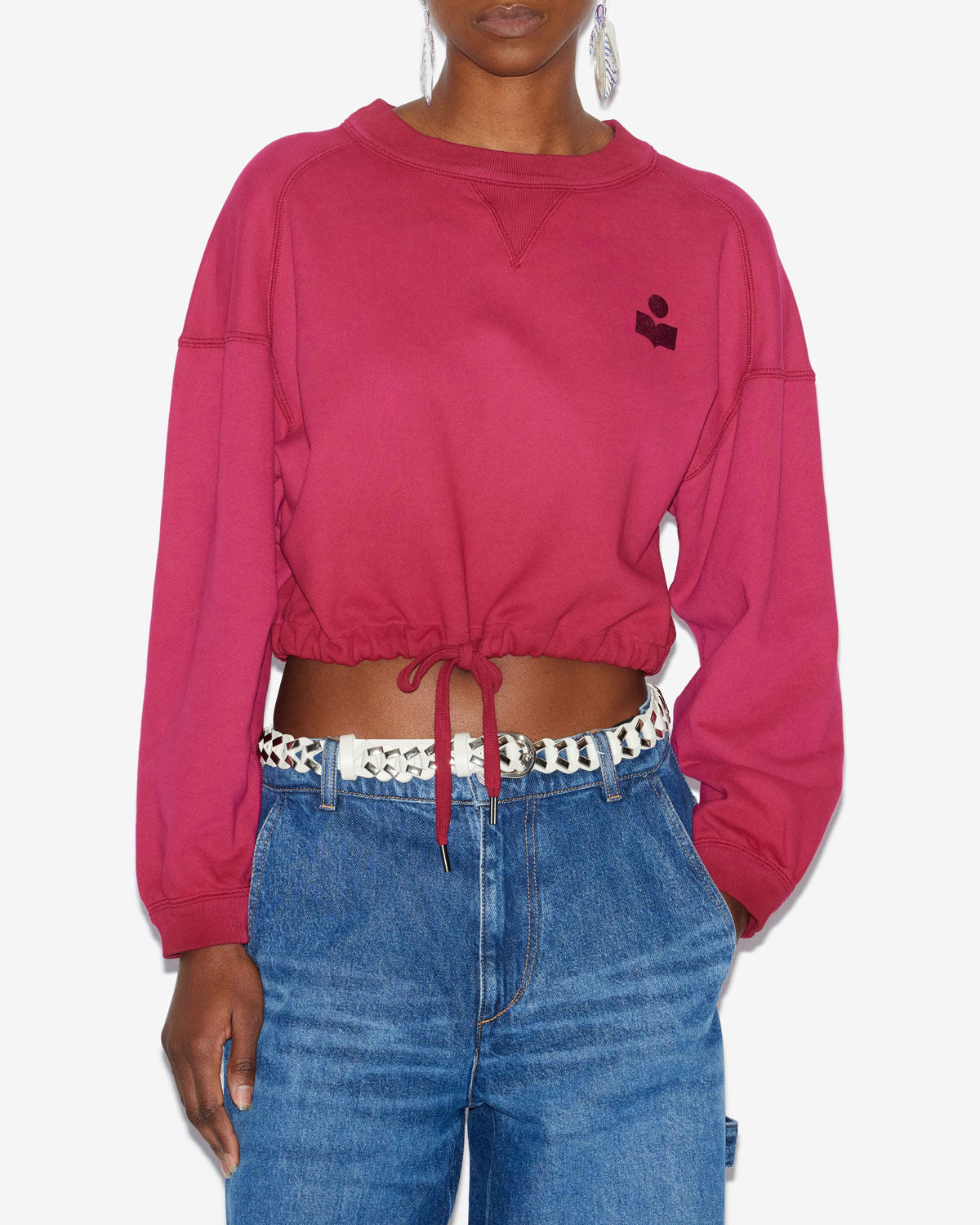 Margo sweatshirt Woman Raspberry 5