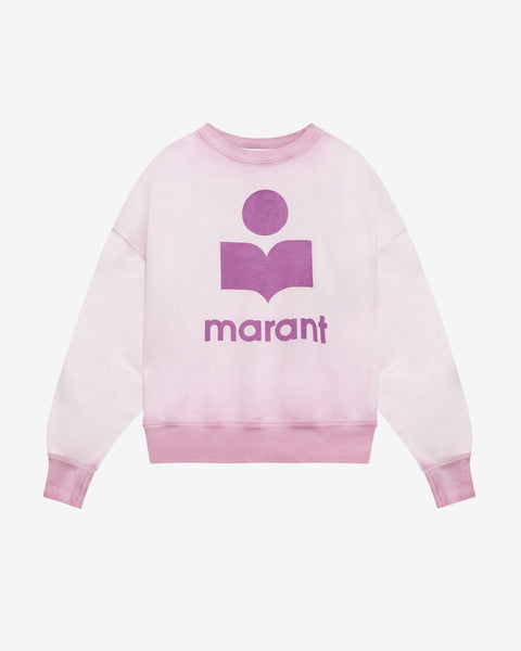 ISABEL MARANT ロコフリントストライフスウェットシャツ PRISSA ロゴ入り スウェットシャツ 女性 ウォッシュドブラック