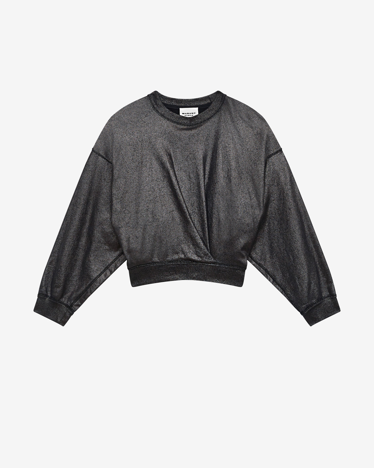 Sweatshirt paulia Woman Metallic black 1