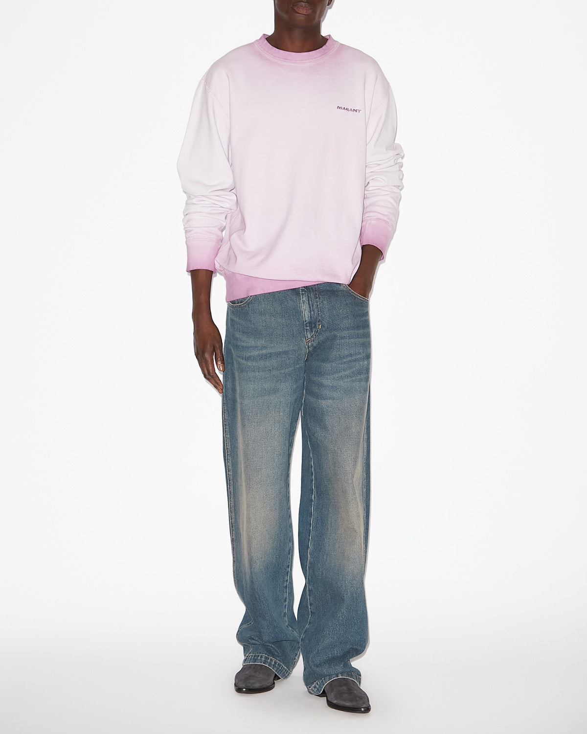 Mikolo logo sweatshirt Man Lilac 4