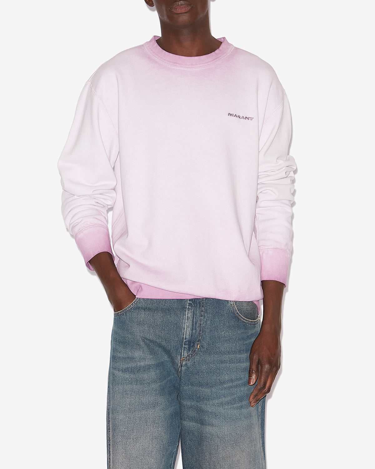 Mikolo logo sweatshirt Man Lilac 4