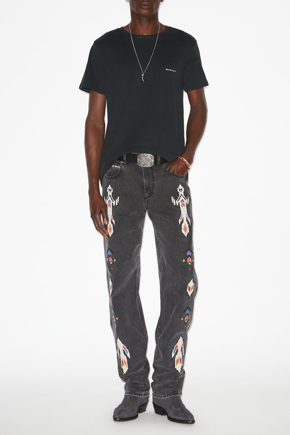 Zafferh 無地 コットン 半袖tシャツ - 黒 - Man - 2