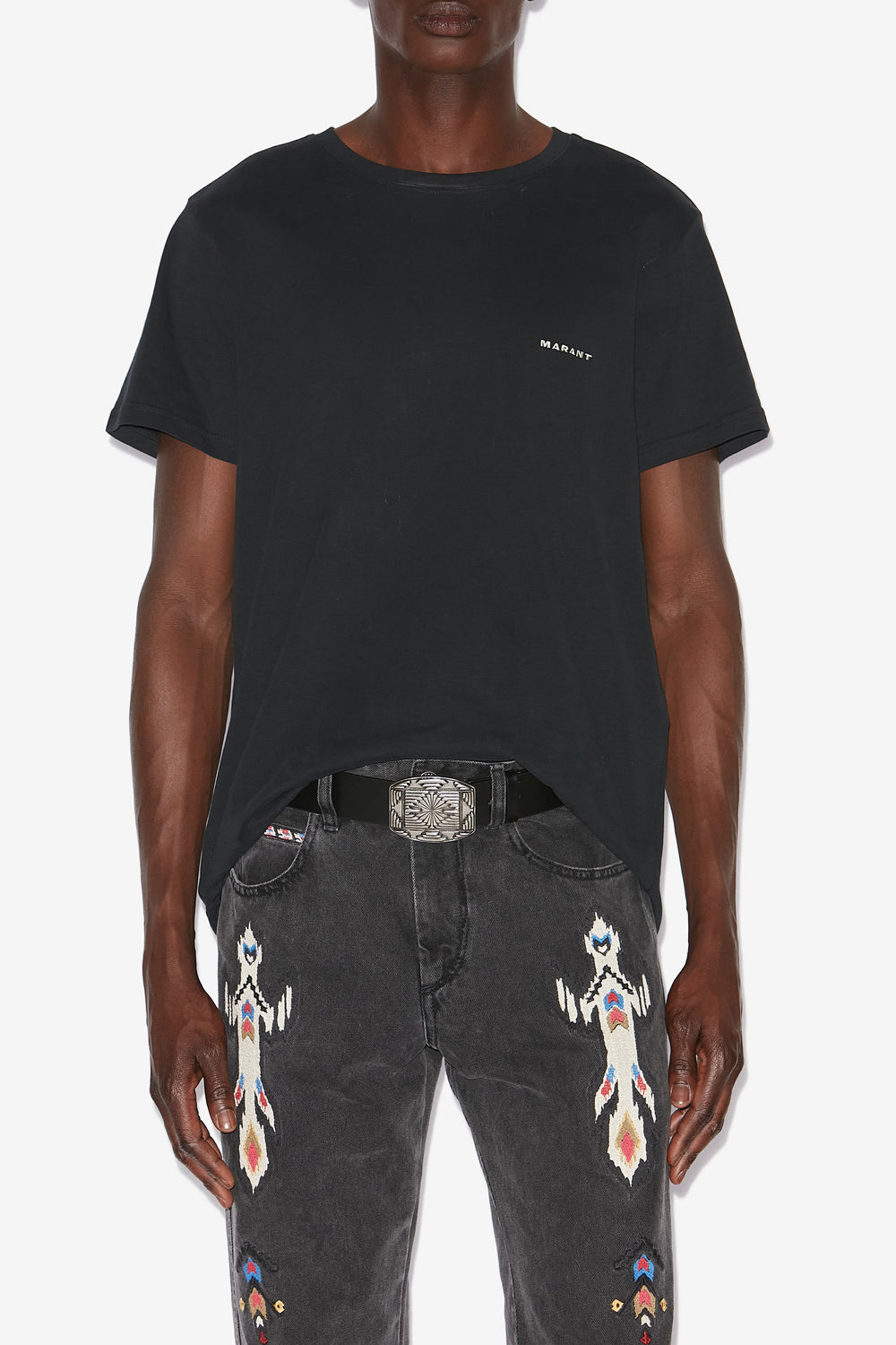 Zafferh 無地 コットン 半袖tシャツ - 黒 - Man - 4