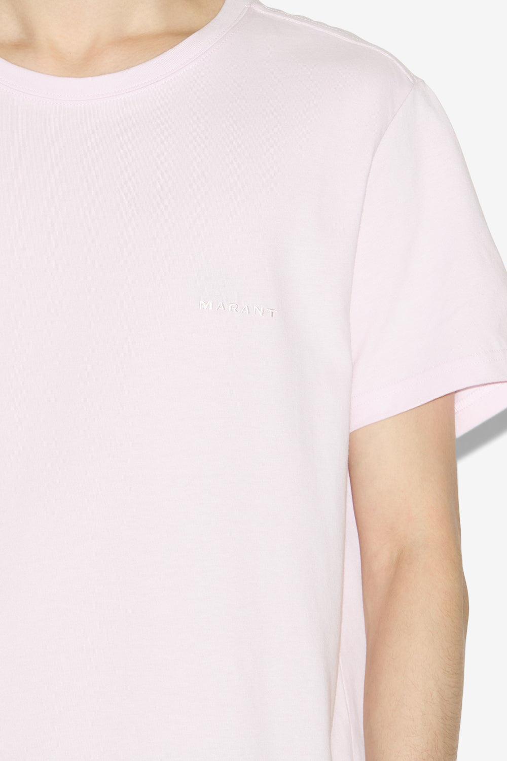 T-shirt à manches courtes zafferh en coton uni  - Rose estompé - Man - 3