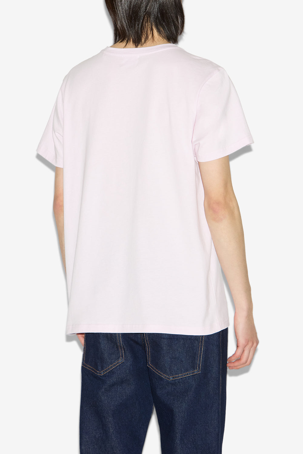 T-shirt à manches courtes zafferh en coton uni  - Rose estompé - Man - 5