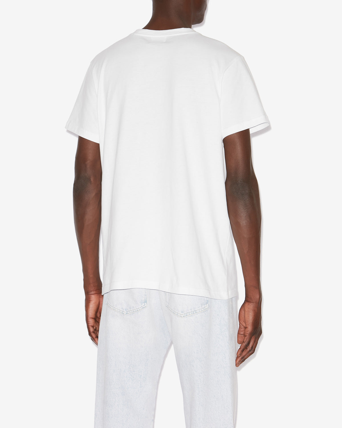 T-shirt à manches courtes zafferh en coton uni  - Blanc - Man - 4
