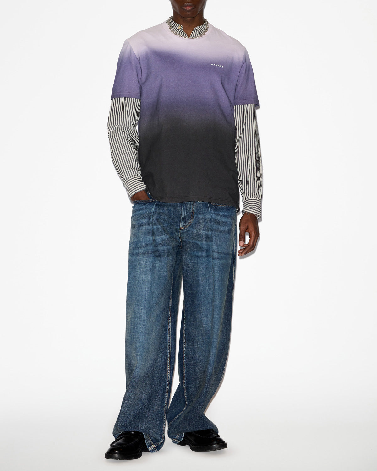 Honore tシャツ Man 紫 4
