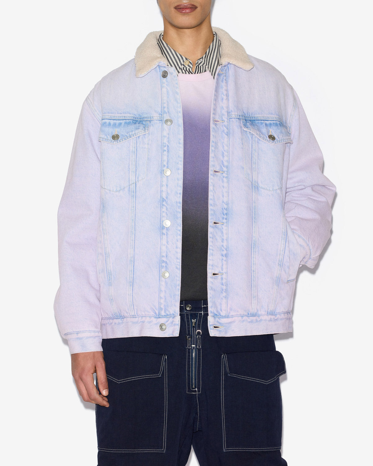 Japao jacket Man Lilac 5