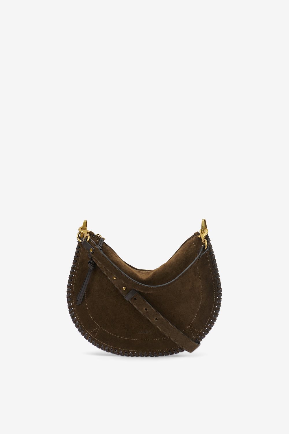 Oskan soft zip 스웨이드 가죽 백 - 청동 - Woman - 5