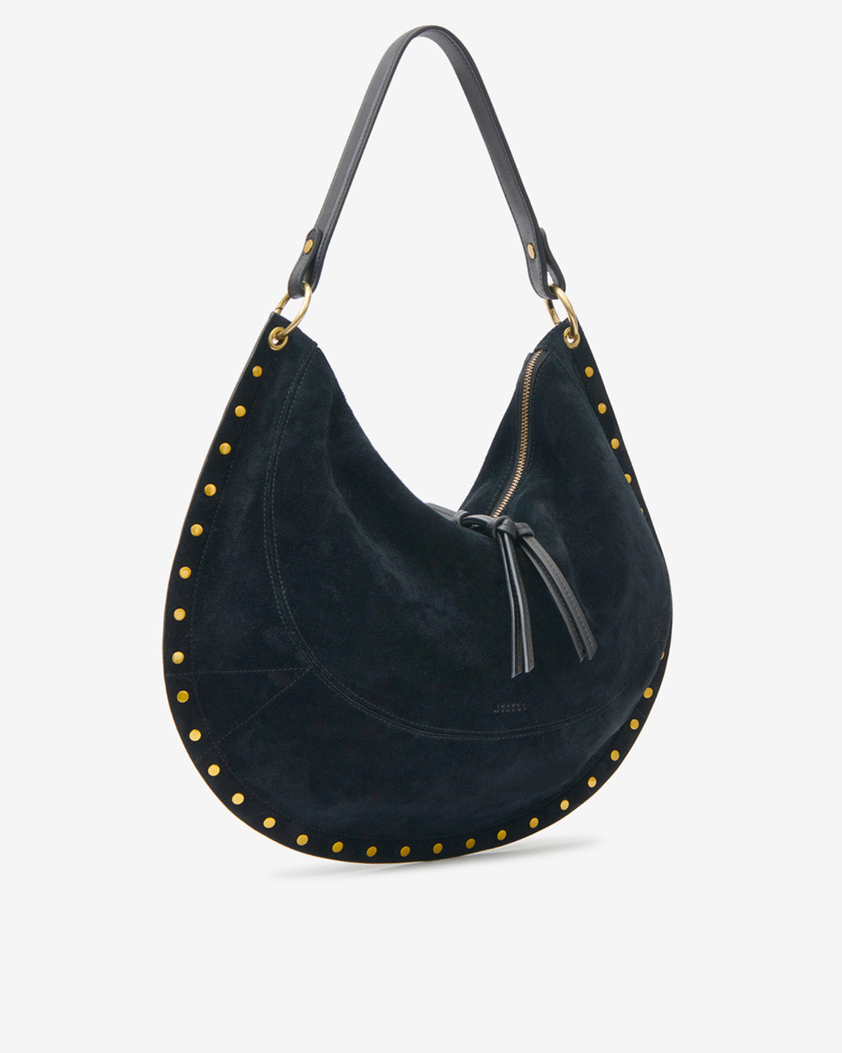 Oskan Soft L スエードバッグ 女性 黒 | ISABEL MARANT 公式サイト