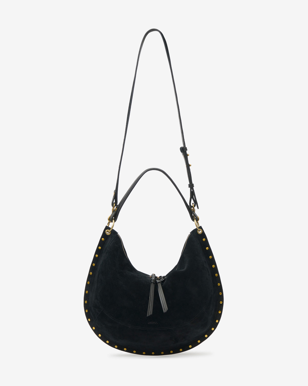 Oskan Soft L スエードバッグ 女性 黒 | ISABEL MARANT 公式サイト