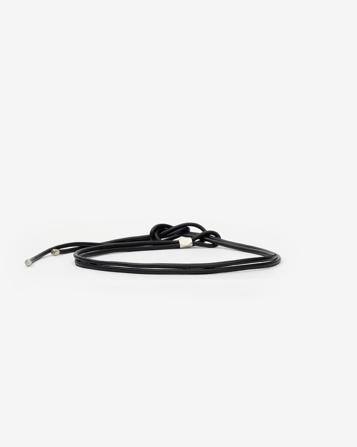 Silvia belt Woman Black and silver 2