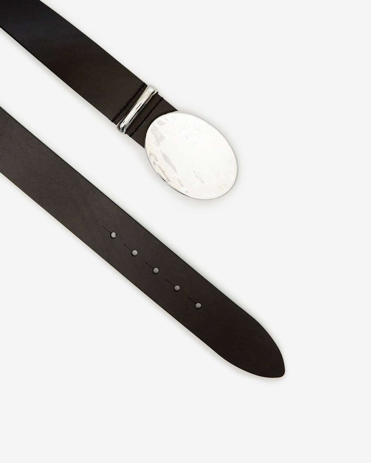 Leonie belt Woman Black-palladium 1