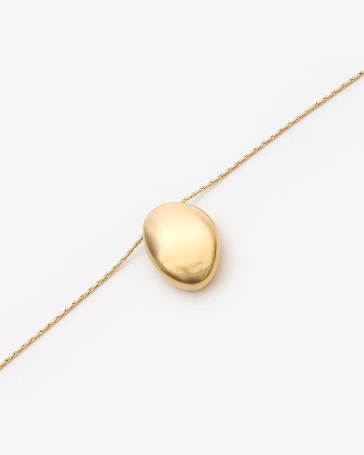 Collana con ciondolo in ottone dorato shiny day - D'oro - Woman - 3