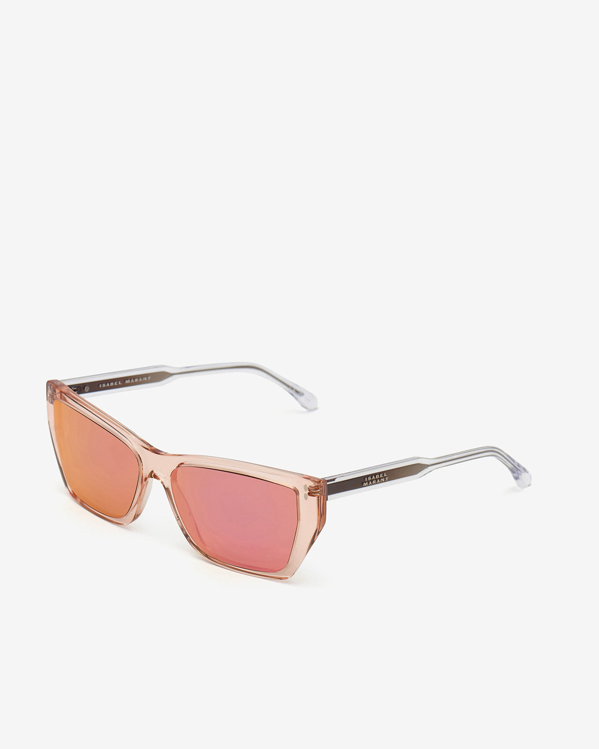 Occhiali da sole rettangolari tessa - Transp pink/brown rose - Woman - 4