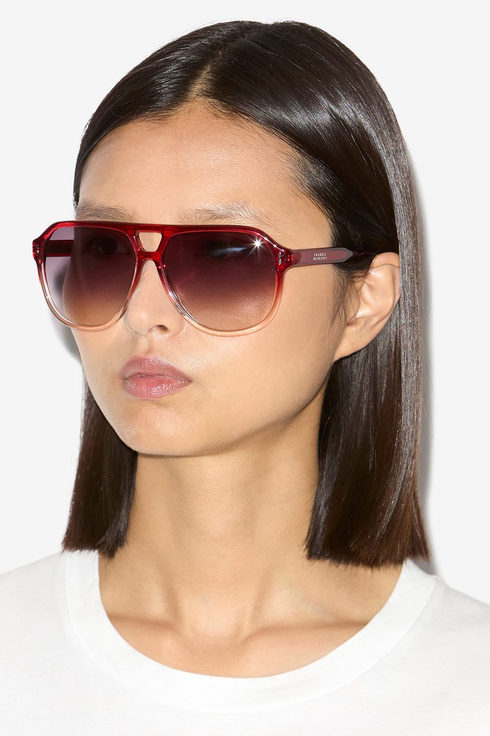 Gafas de sol aneya - Shaded red-pink shaded - Woman - 3