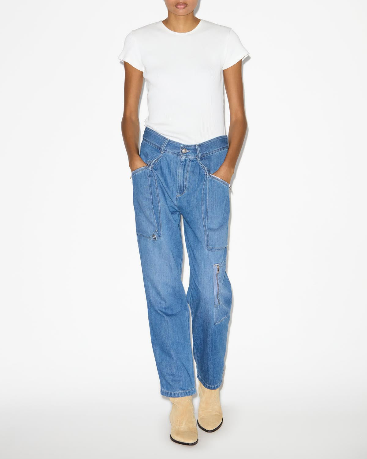 Pantaloni juliette Woman Blu 4
