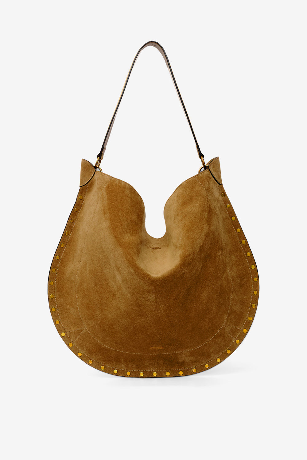 Sac oskan hobo soft en cuir de veau velours  - Cognac - Woman - 1