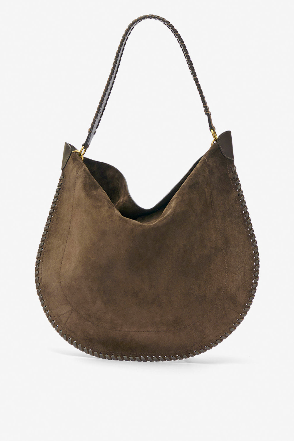 Sac oskan hobo soft en cuir de veau velours  - Bronze - Woman - 2