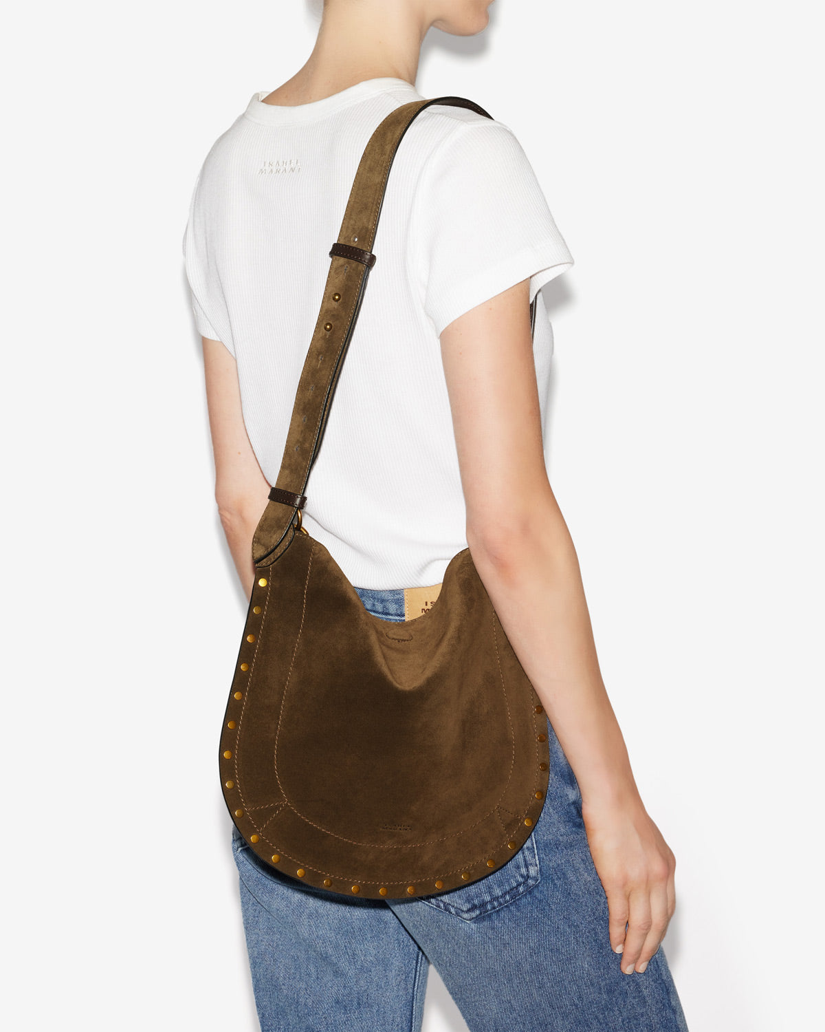 Oskan soft shoulder bag Woman ブロンズ 3