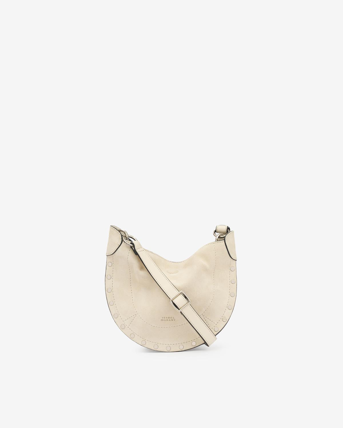 Mini moon soft bag Woman Chalk 1