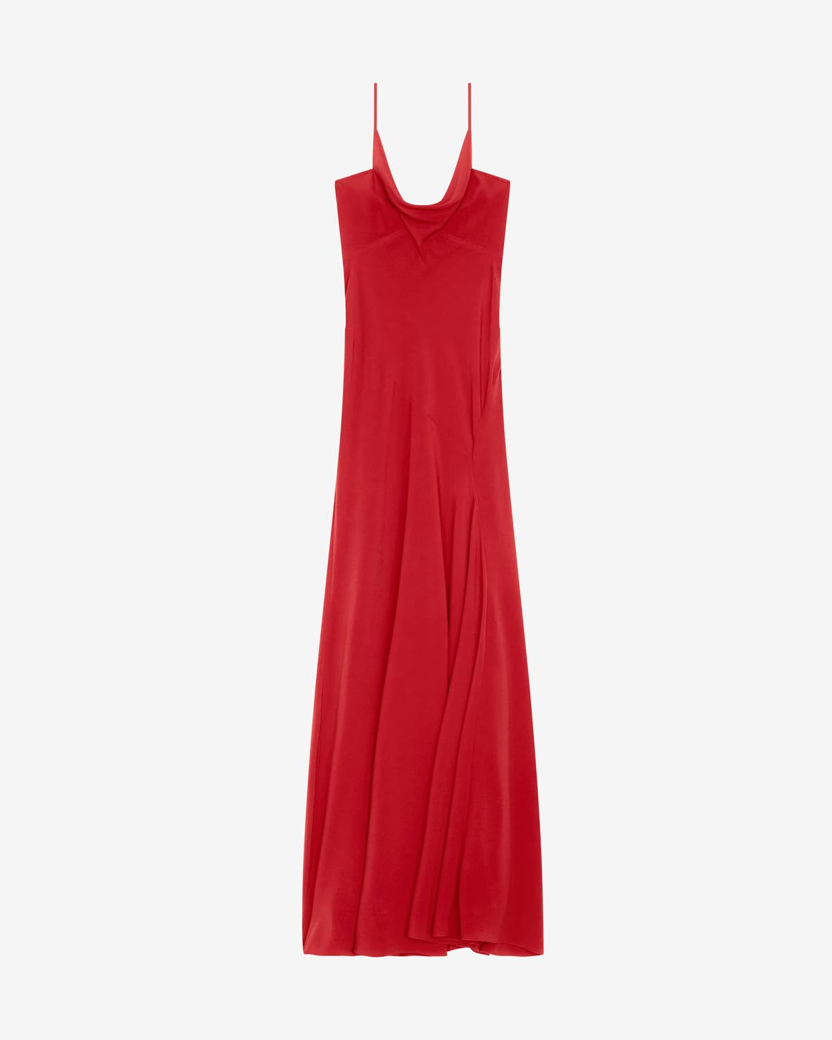 Kapri long strappy dress - Scarlet red - Woman - 6