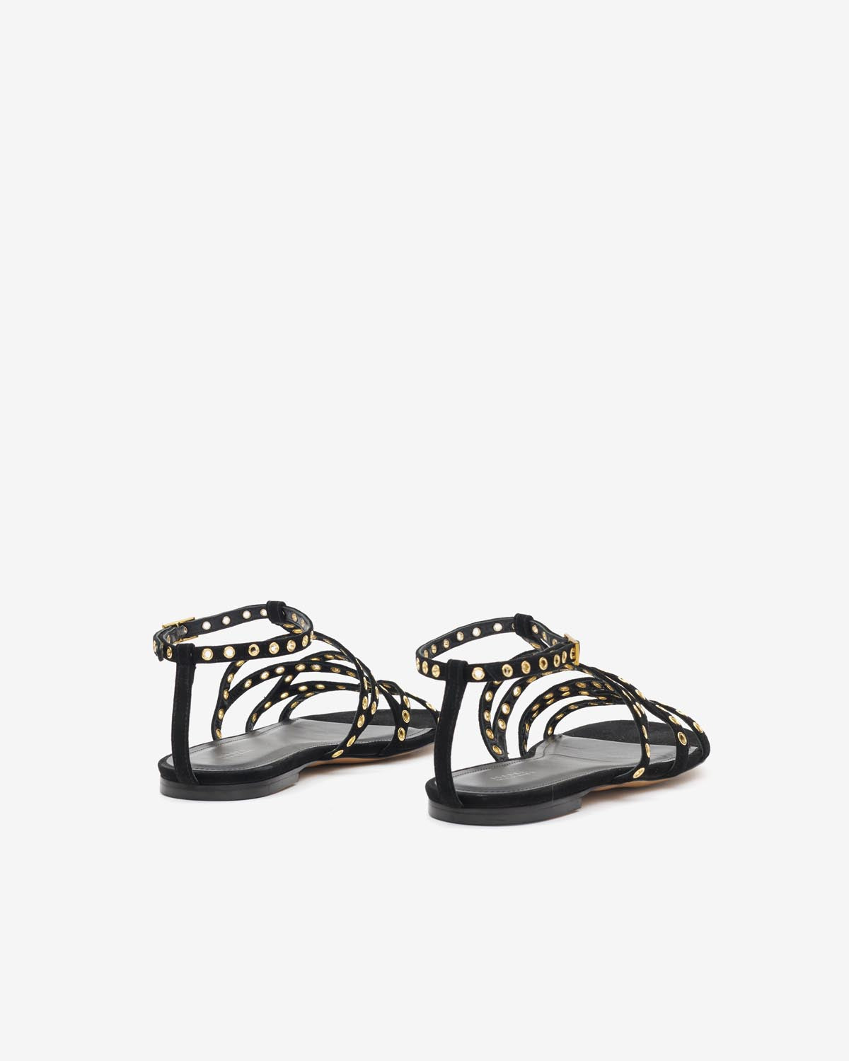 Sandali flat in pelle lipa - Nero - Woman - 2