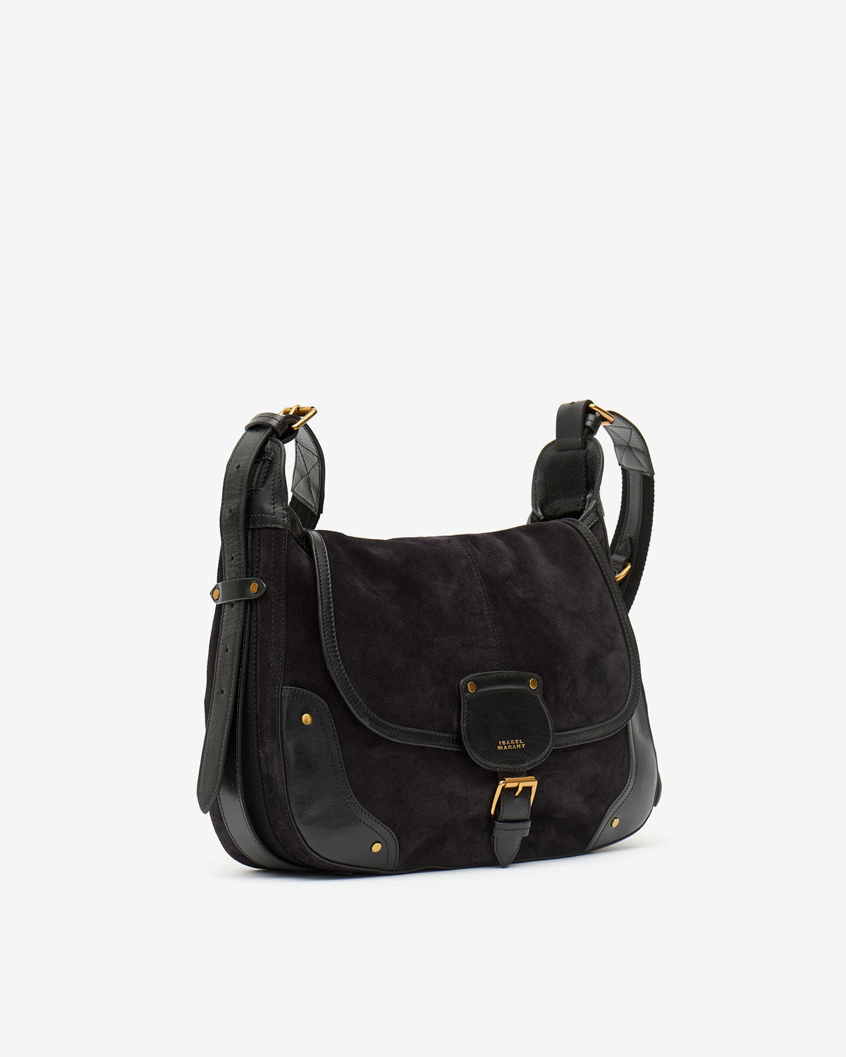 Bolso bandolera sierra de ante - Negro lavado - Woman - 5