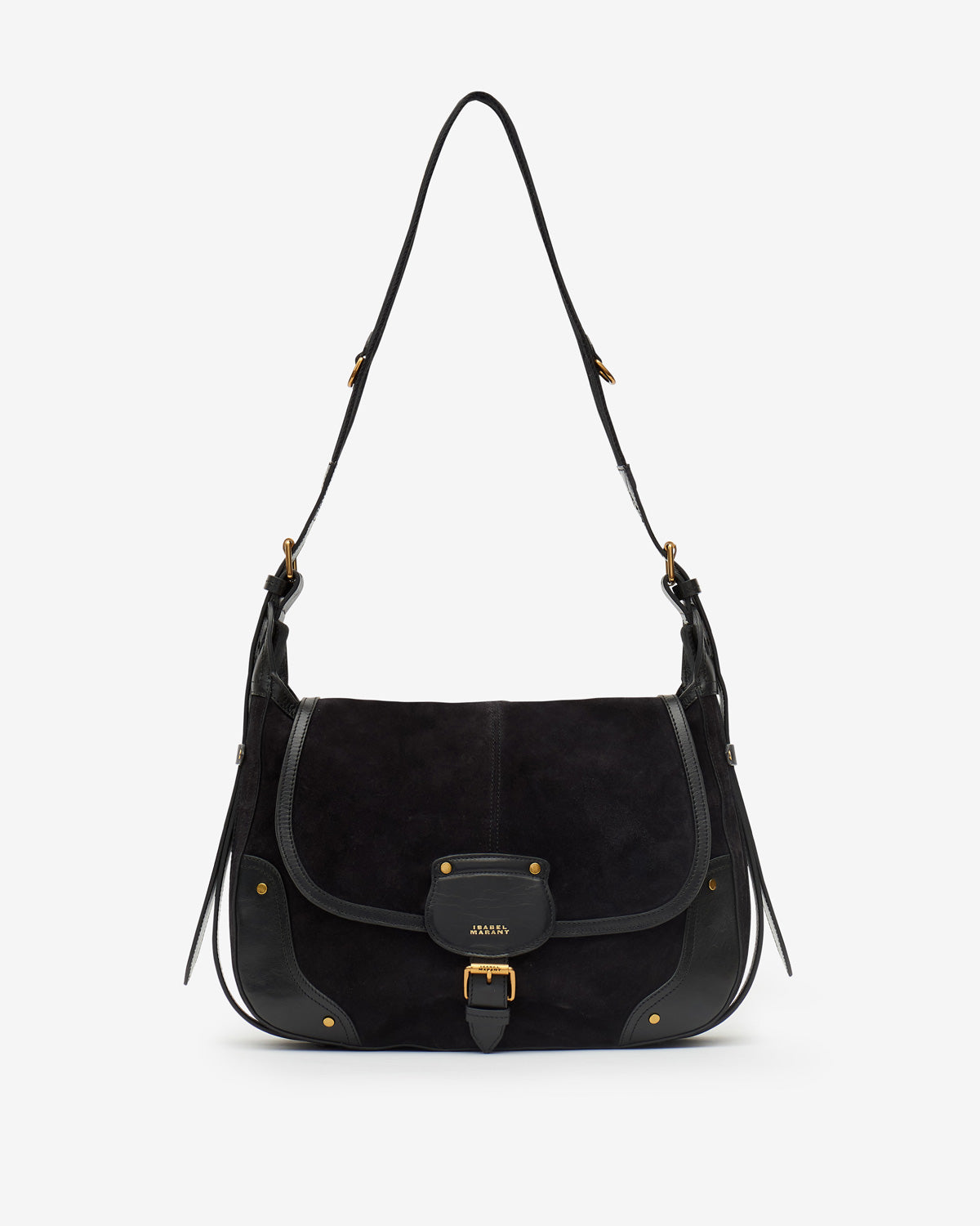 Bolso bandolera sierra de ante - Negro lavado - Woman - 6