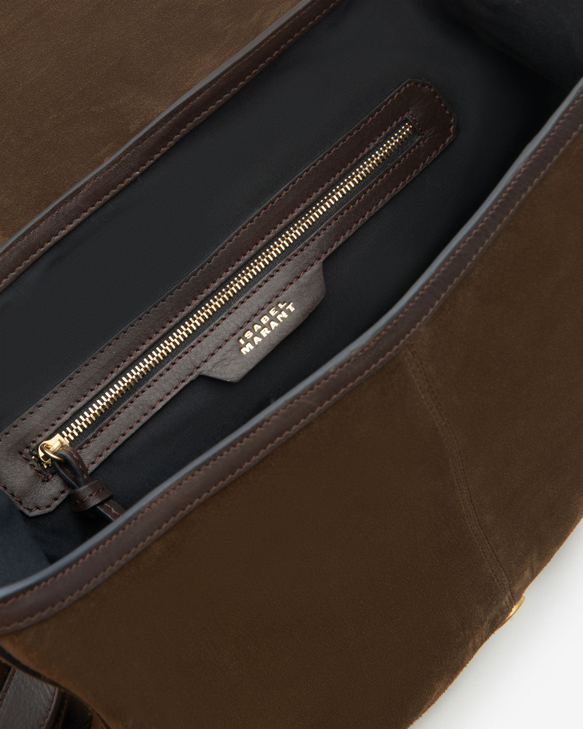 Sierra スエードレザー製 メッセンジャーバッグ - ブロンズ - Woman - 3