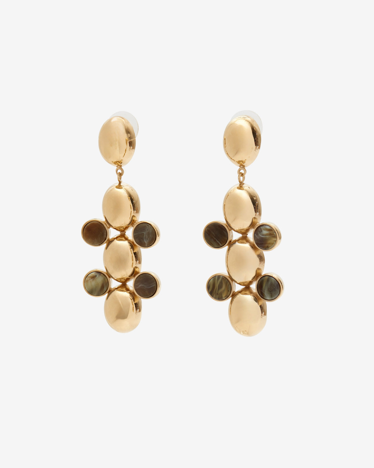 Varana earrings Woman Khaki 2