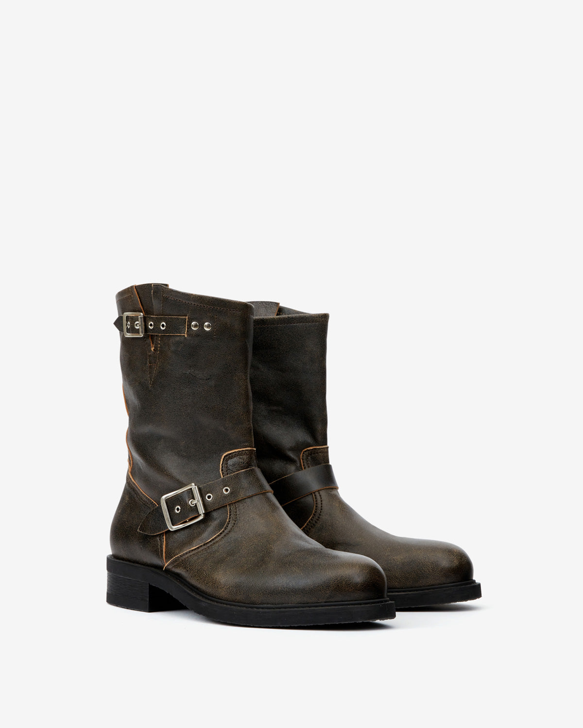 Botas gazio Man Vintage brown 5