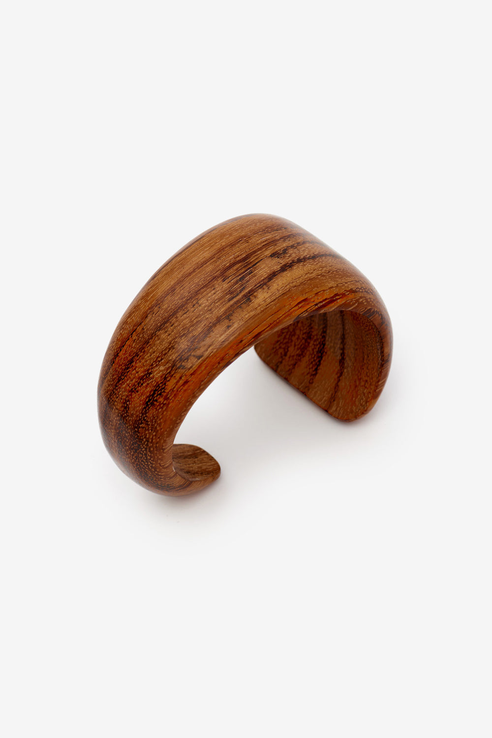 Wonder wooden cuff bracelet - Burnt henna - Woman - 2