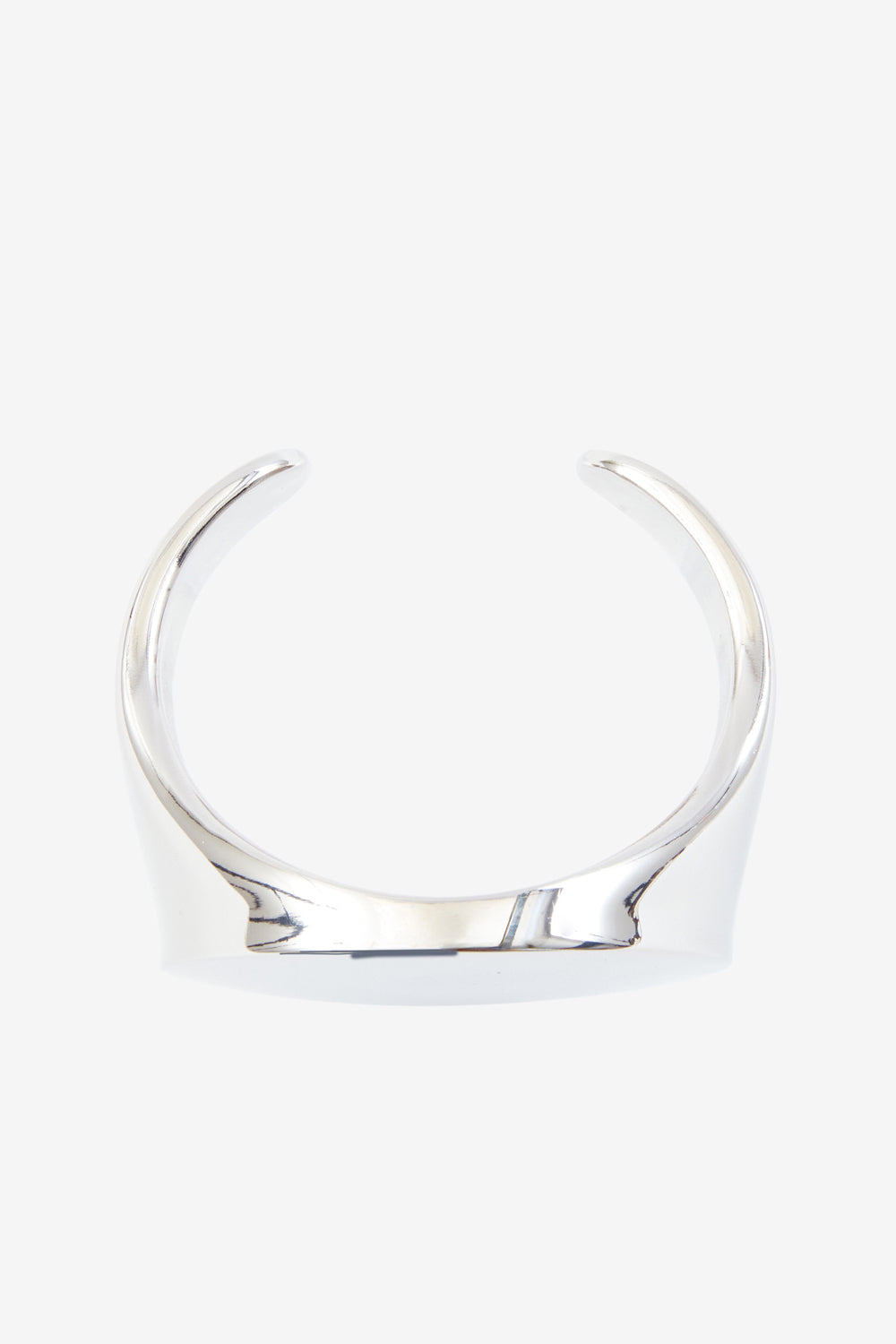 Manschettenarmreif quincy aus silberfarbenem messing - Silber - Woman - 3