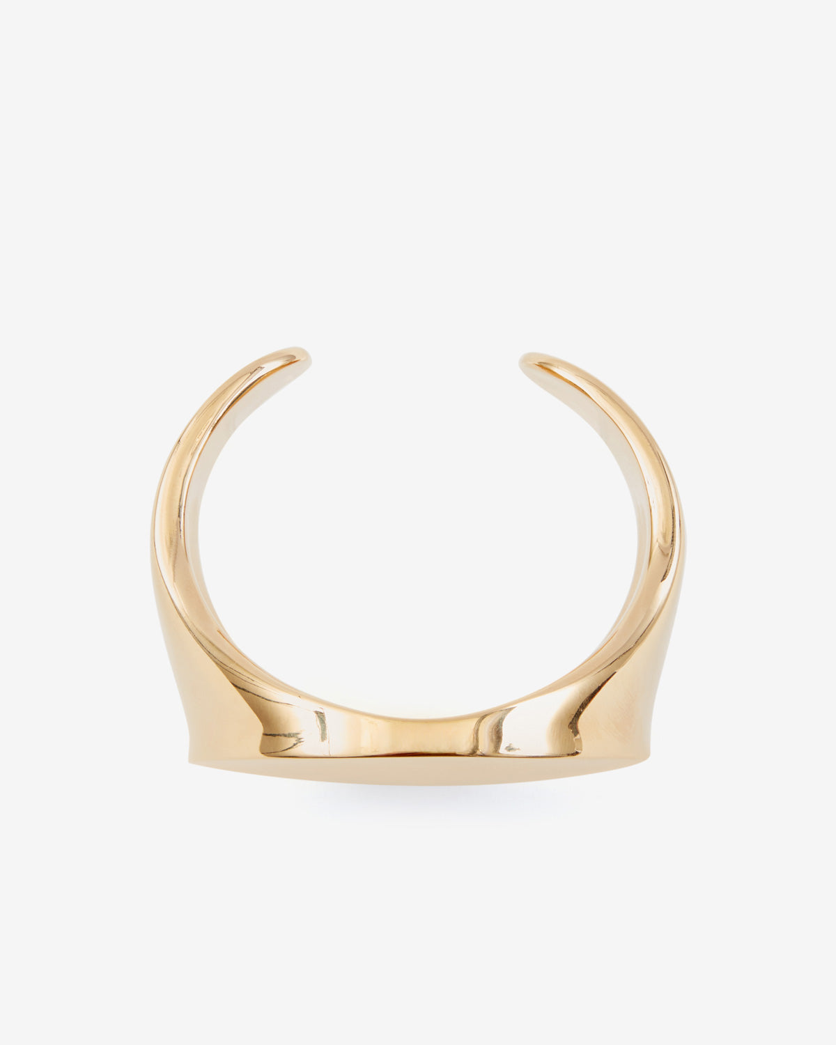 Bracciale rigido quincy in ottone dorato - D'oro - Woman - 2