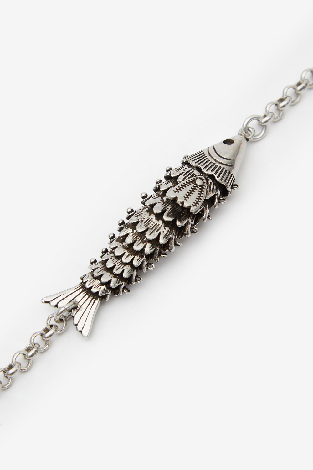 River man fish bracelet - Silver - Man - 3
