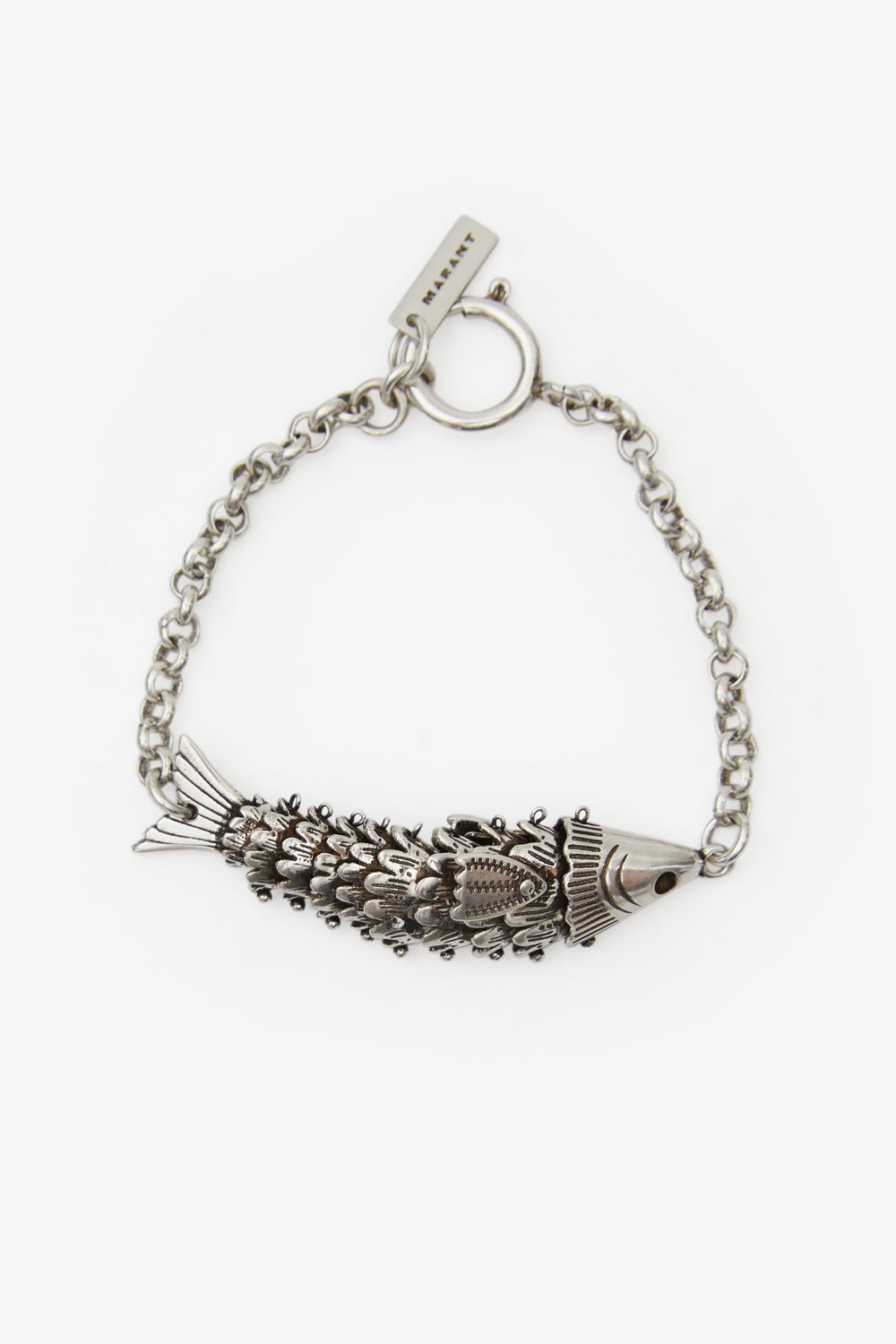 River man fish bracelet - Silver - Man - 1