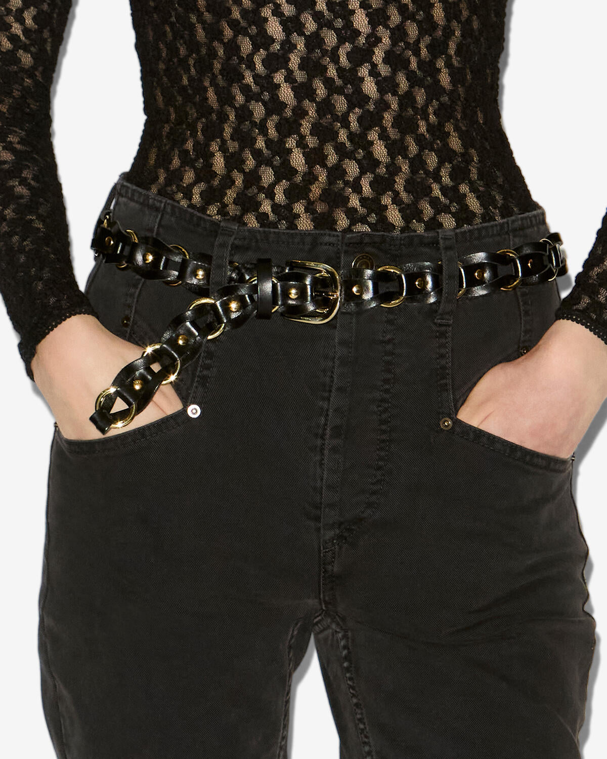 Cintura bali Woman Black and gold 7