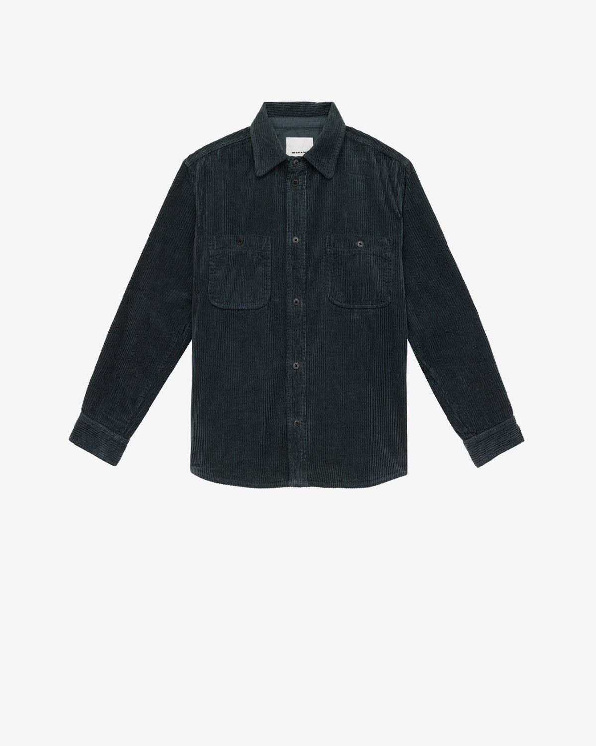 Camicia nario in velluto a coste - Storm blue - Man - 5