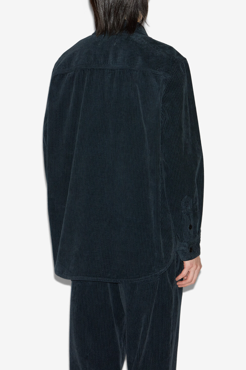 Hemd nario aus cordsamt - Storm blue - Man - 5