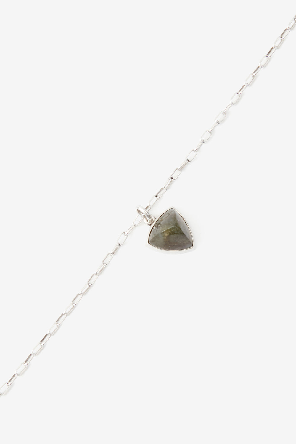 Collier cheerful man à pendentif en pierre - Kaki-argenté - Man - 3