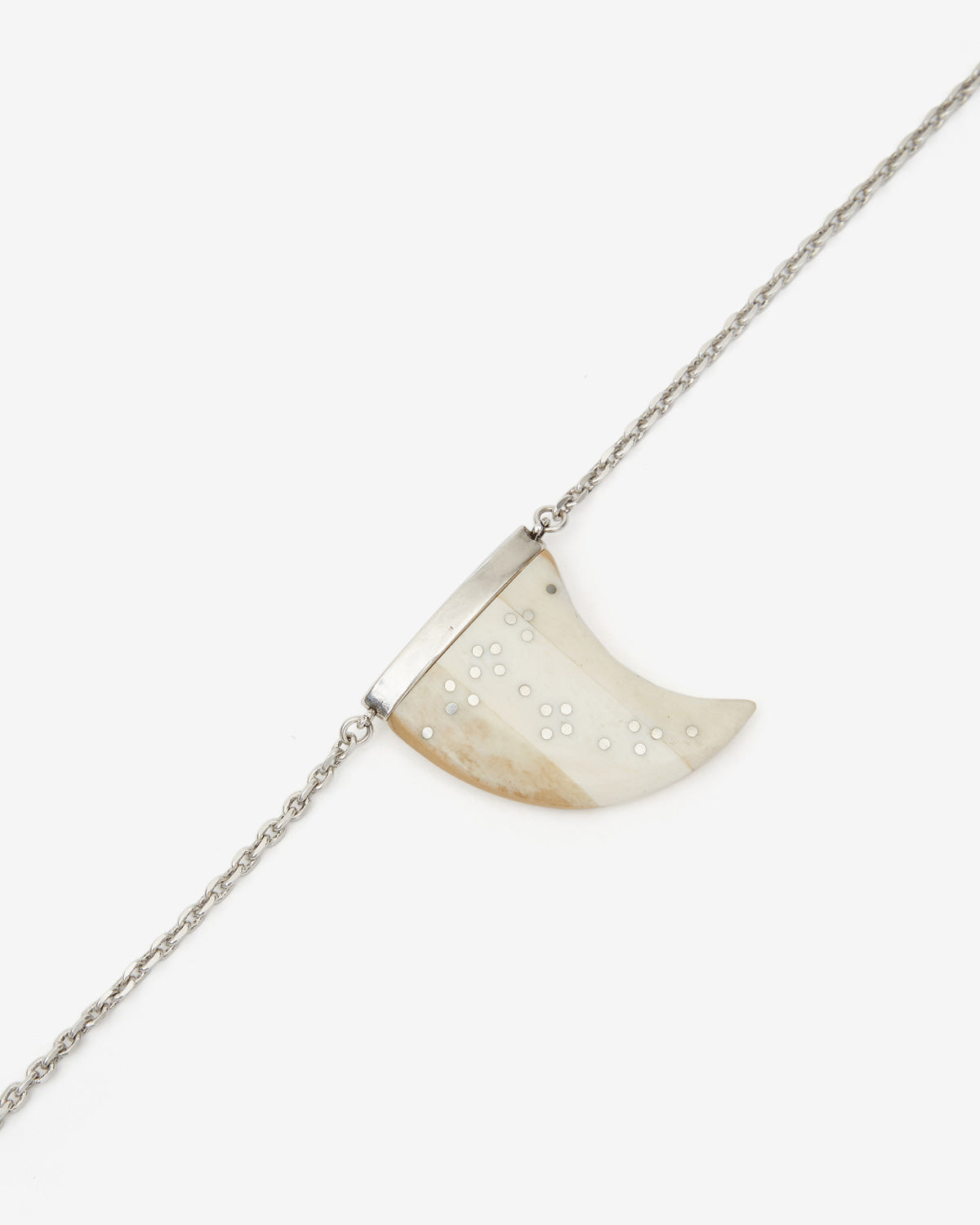 Collier ellen Woman Écru-argenté 1